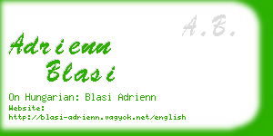 adrienn blasi business card